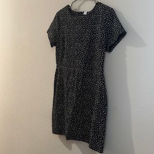 Black and Cream Old Navy Dress